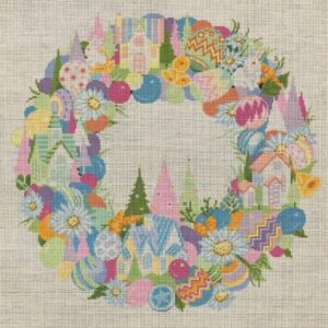A Stitch in Time Easter Wreath ASIT 392-18