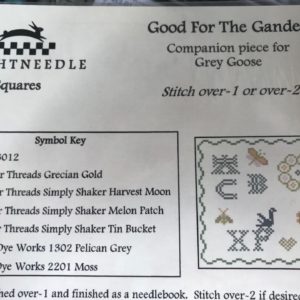 Brightneedle Good For the Gander Companion for Grey Goose Sampler