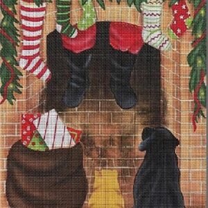 CBK Santa Coming Down the Chimney - Ginny Diezel