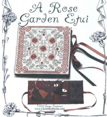 Cherished Stitches A Rose Garden Etui