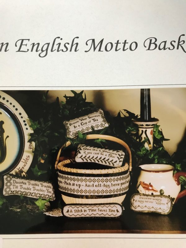 Hillside Samplings An English Motto Basket