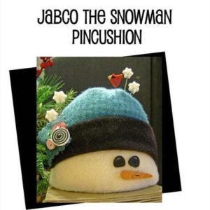 JABC Jabco the Snowman Pincushion Kit