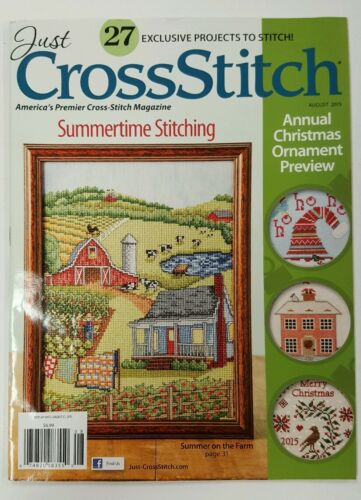 Just Cross Stitch Magazine August 2015