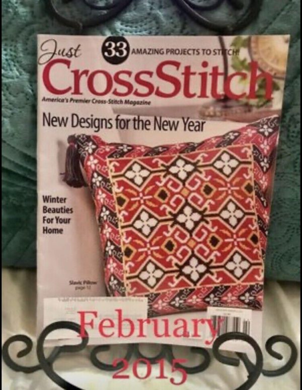 Just Cross Stitch Magazine February 2015