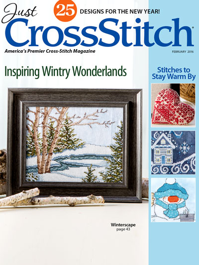 Just Cross Stitch Magazine February 2016