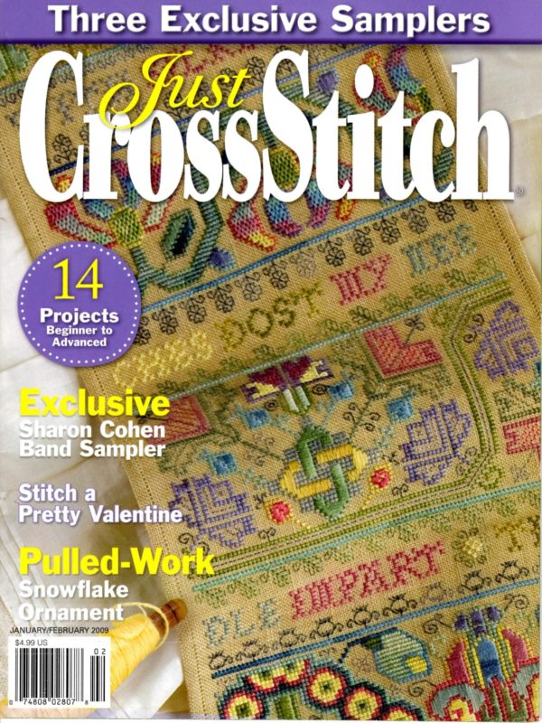 Just Cross Stitch Magazine January February 2009