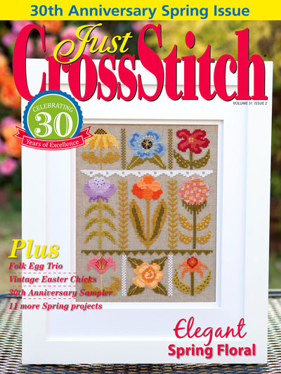 Just Cross Stitch Magazine Marchh April 2013