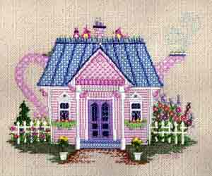 Just Libby Designs Whimsey House Teapot 1082