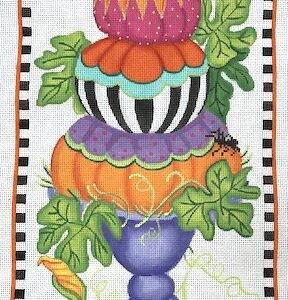 Kate Dickerson Funky Punkins Tall Topiary KD PL441
