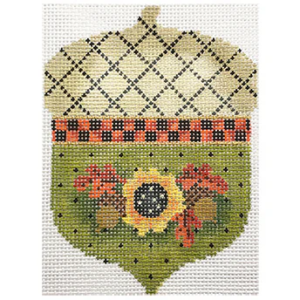 Kelly Clark Halloween Acorn Club Oak n Fleurs with Stitch Guide and Embellishments