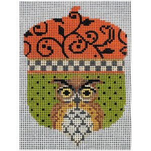 Kelly Clark Halloween Acorn Club The Great Horned Owl with Stitch Guide