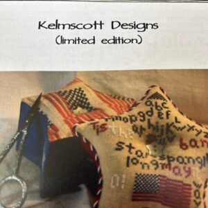 Kelmscott Deigns Star Spangled Banner Sampler Pin Cushion