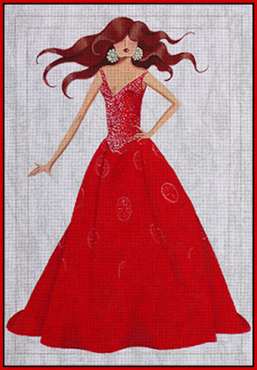 Leigh Designs Lady in Red