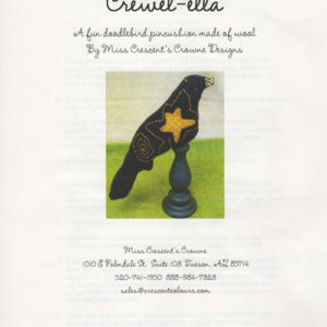 Miss Crescent's Crowne Designs Crewel-ella