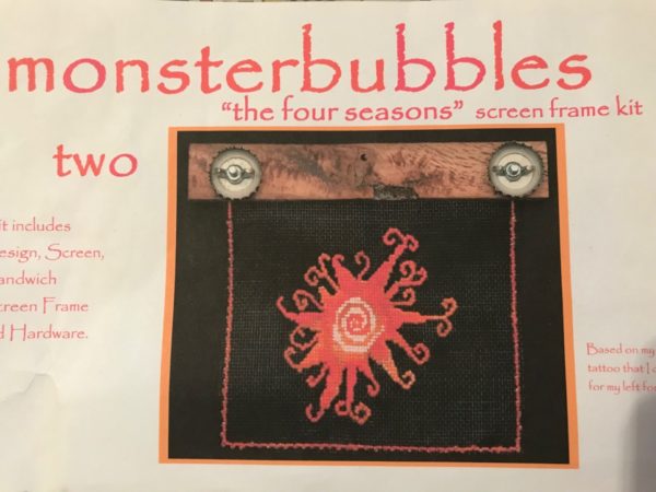 Monsterbubbles The Four Seasons Screen Frame & Hardware Kit