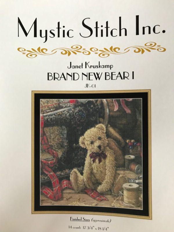 Mystic Stitch Brand New Bear 1 by Janet Kruskamp