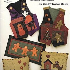 Patchwork Pumpkins & Gingerbread Boys by Cindy Taylor Oates