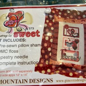 Pine Mountain February is Sweet Flange Pillow Kit