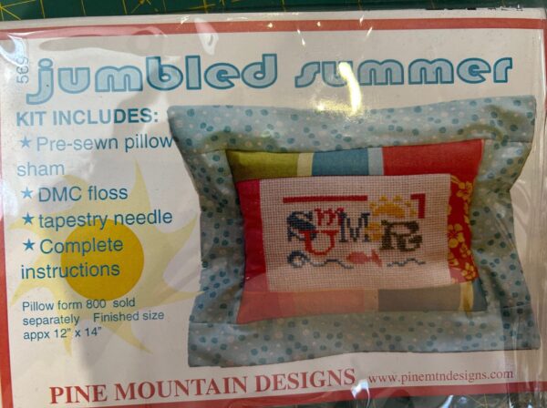 Pine Mountain Jumbled Summer Flange Pillow Kit