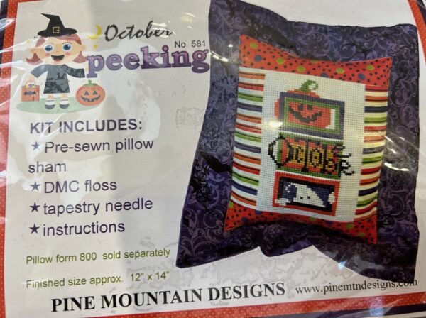 Pine Mountain October Peeking Flange Pillow Kit