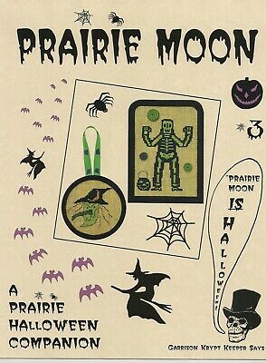 Prairie Moon #3 Witch & Skeleton Halloween Companion Complete Kit