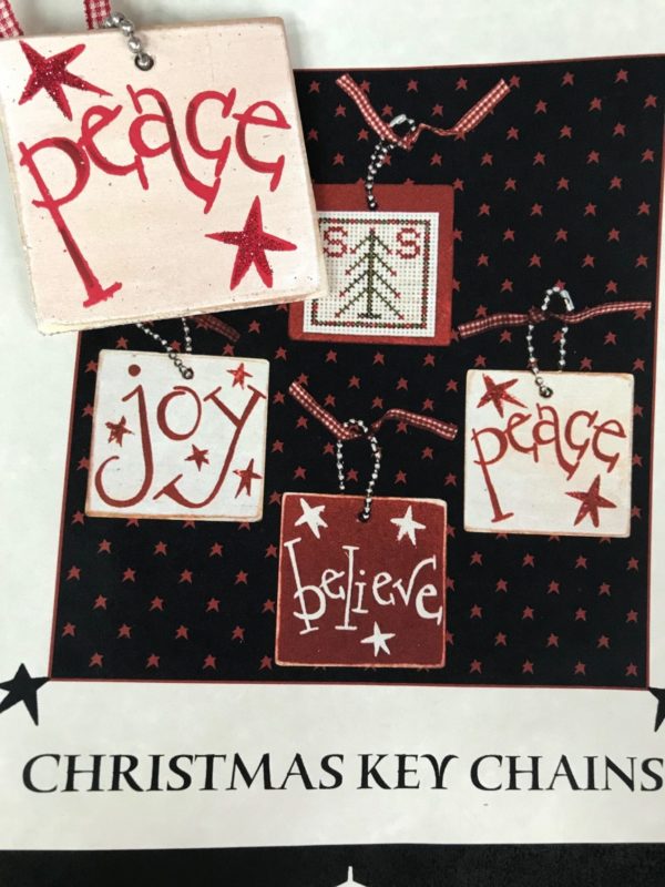Prairie Moon Christmas Peace Key Chain