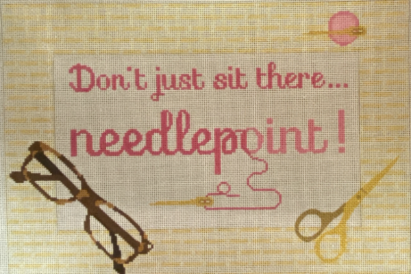 Rachel Donley Don't Just Sit There...Needlepoint RD077