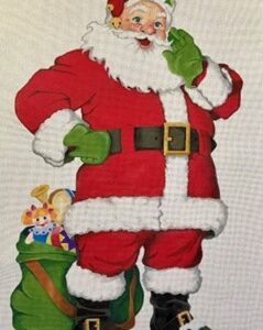 Raymond Crawford Giant Santa with Bag of Toys HO2582