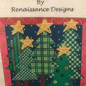Renaissance Designs Five Christmas Trees Shimmering N144-5