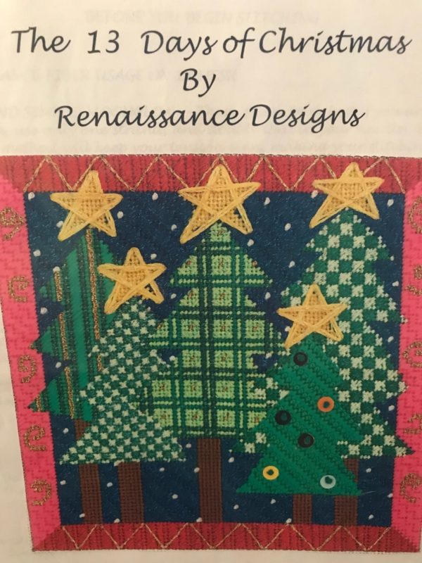 Renaissance Designs Five Christmas Trees Shimmering N144-5