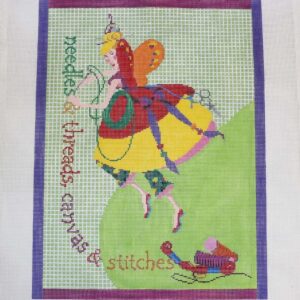 Ruth Schmuff Needlepoint Fairy #1315