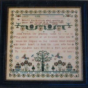Samplers Remembered Sarah Gentle - 1821