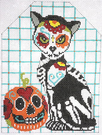 Shelly Tribbey Day of the Dead Cat H207