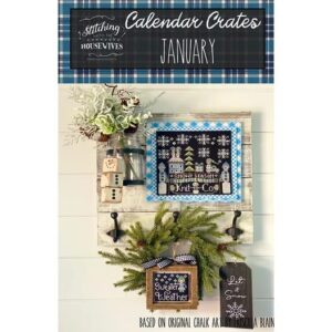 Stitching with the Housewives Calendar Crates January