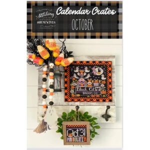 Stitching with the Housewives Calendar Crates October