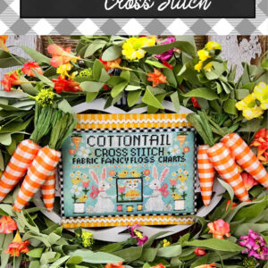 Stitching with the Housewives Cottontail Cross Stitch