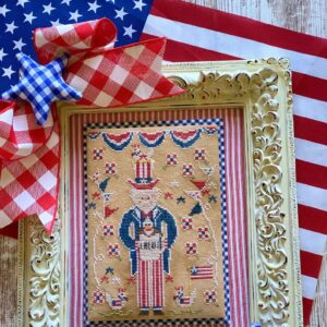 Stitching with the Housewives Sam and Liberty