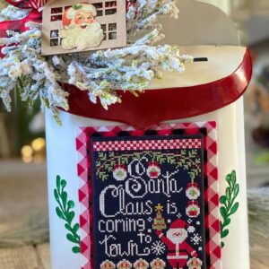 Stitching with the Housewives Santa Claus is Coming to Town