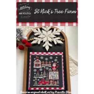 Stitching with the Housewives St Nick's Tree Farm