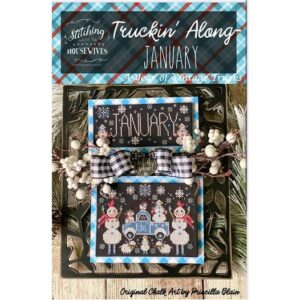 Stitching with the Housewives Truckin' Along January