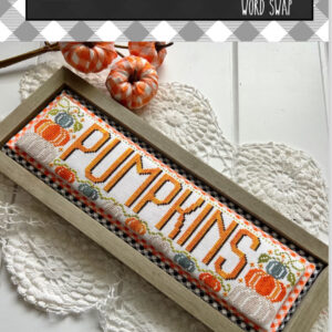 Stitching with the Housewives Word Swap Pumpkins