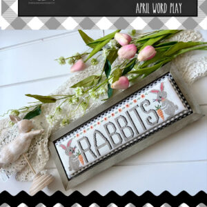 Stitching with the Housewives Word Swap Rabbits