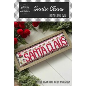 Stitching with the Housewives Word Swap Santa Claus