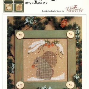 The Victoria Sampler Bitty Buttons #2 Squirrel & Accessory Pack