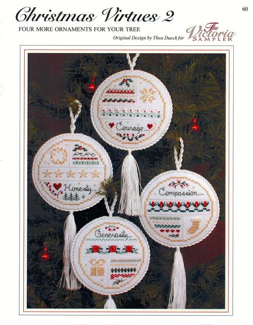 The Victoria Sampler Christmas Virtues & Heirloom Rose Accessory Pack