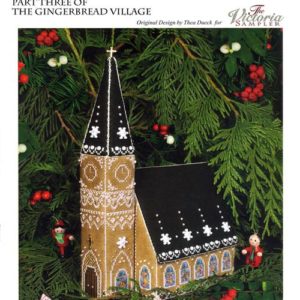 The Victoria Sampler Gingerbread Church & 2 Accessory Packs