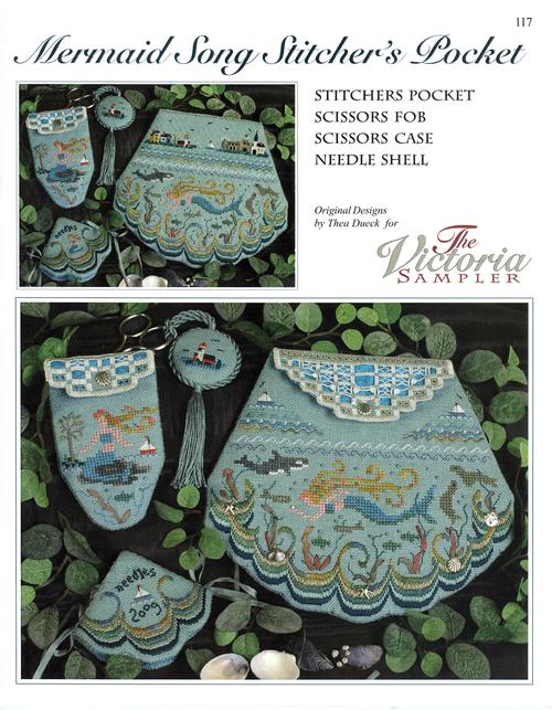 The Victoria Sampler Mermaid Song Stitcher's Pocket & Accessory Pack