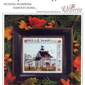 The Victoria Sampler Pumpkin Cottage & Accessory Pack