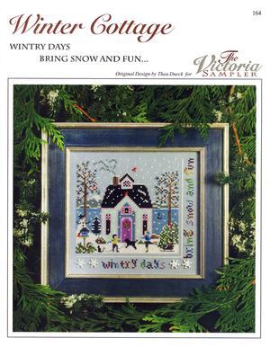 The Victoria Sampler Winter Cottage and Accessory Pack